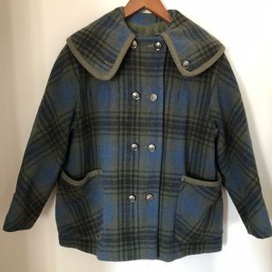 Women’s Vintage pea coat.